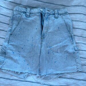 Wild Fable paint splashed Jean Shorts